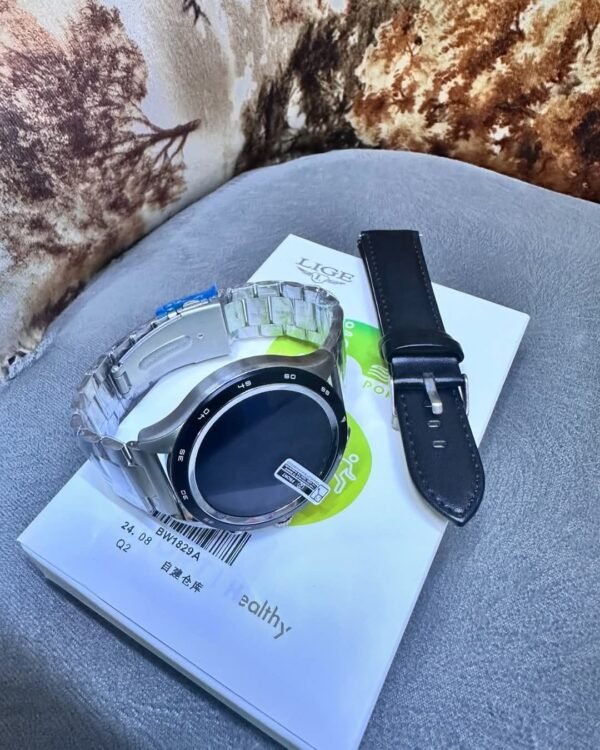 Lige smart watch-silver - Image 5