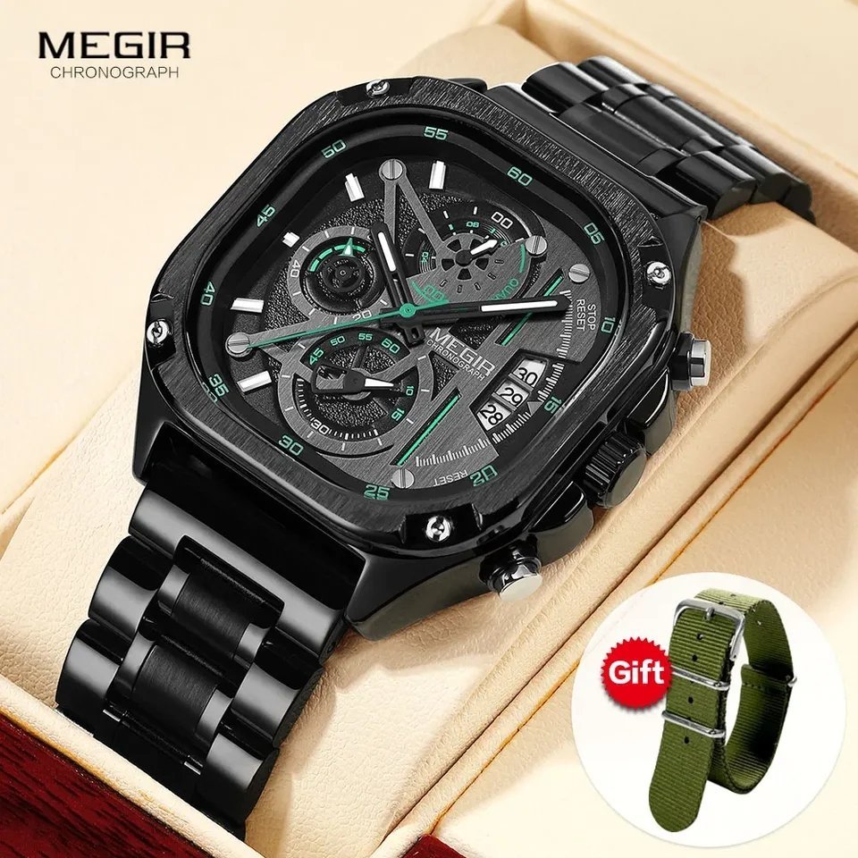 Alternative view of Megir classic men's watch