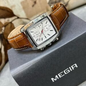 Megir classic square watch