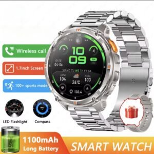 Classic men's smart watch-Silver